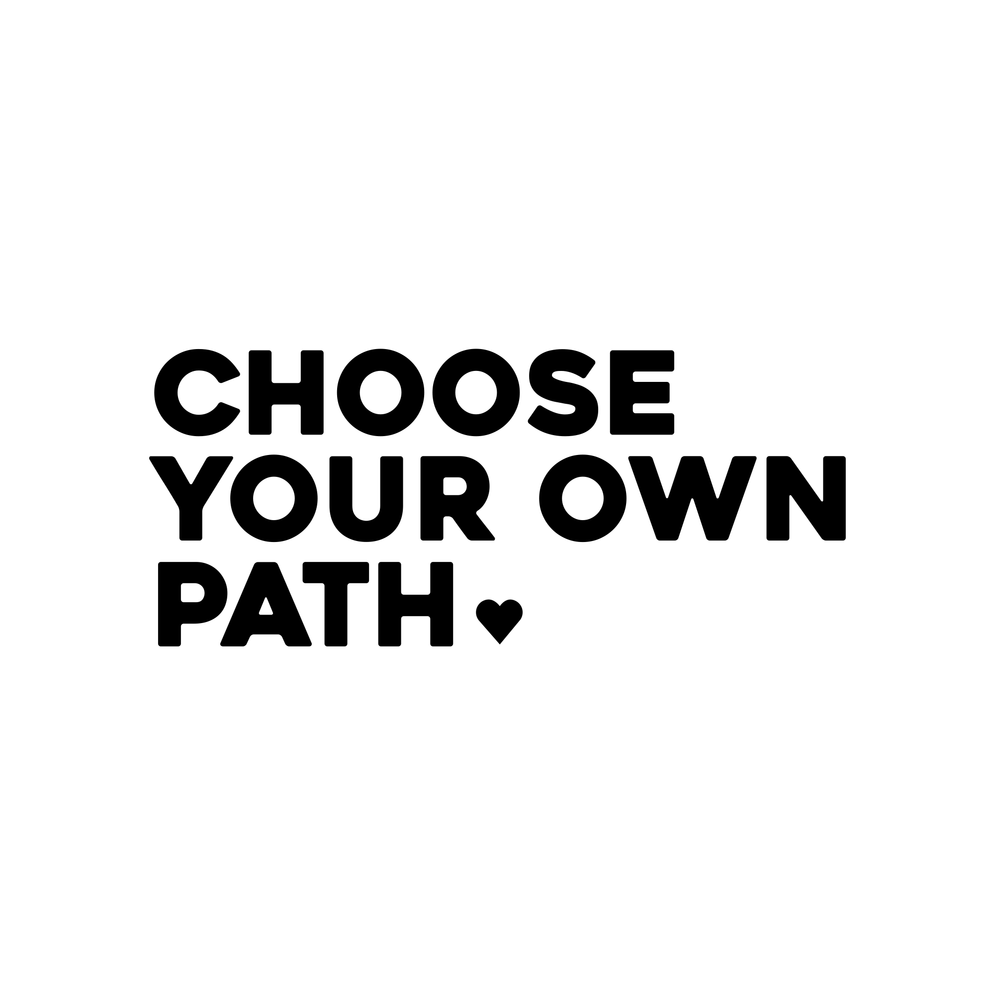 choose your own path Affirmation Sticker – Affirmation Stickers Australia