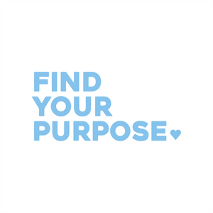 find your purpose positive affirmation sticker in Yellow – vinyl waterproof sticker